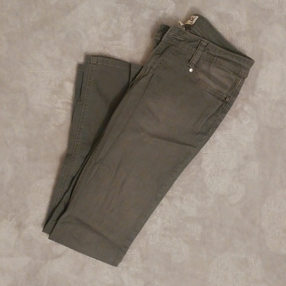 Mudd Army Green Skinny Jeans